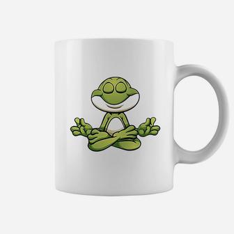 Yoga Frog Coffee Mug | Crazezy CA