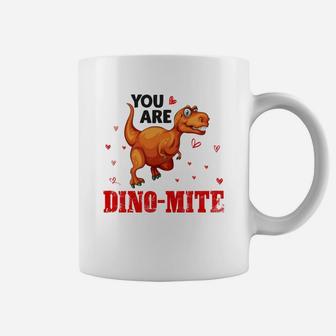 You Are Dino Mite Valentine Gift Happy Valentines Day Coffee Mug - Seseable