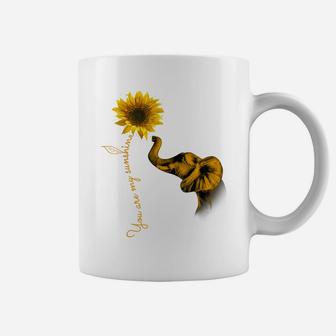 You Are My Sunshine Sunflower Elephant Hippie Friend Gift Coffee Mug | Crazezy
