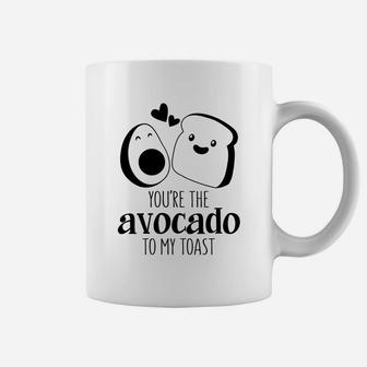 You Are The Avocado To My Toast Valentine Happy Valentines Day Coffee Mug - Seseable