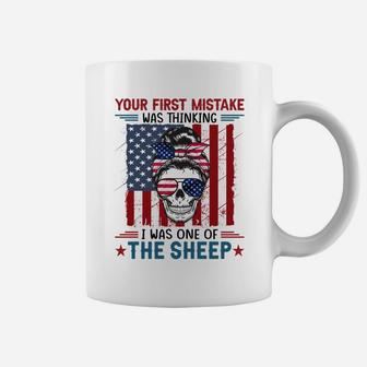 Your First Mistake Was Thinking I Was One Of The Sheep Sweatshirt Coffee Mug | Crazezy DE