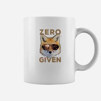 Zero Fox Given Funny Pun Premium Coffee Mug - Thegiftio UK