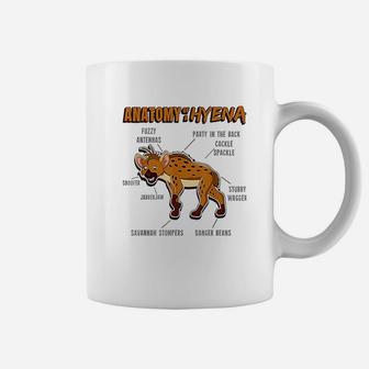 Zoo Animal Anatomy Of A Hyena Furry Coffee Mug - Thegiftio UK