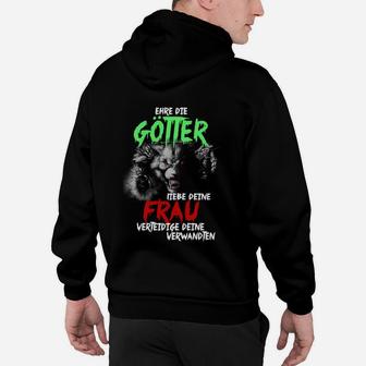 Ehre Sterben Gotter Itebe Deine Frau Hoodie - Seseable