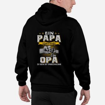 Ein Papa und Opa zu sein Hoodie, Unbezahlbar Spruch Tee - Seseable