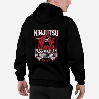 Ninjutsu Hoodie Erste Lektion Kostenlos, Witziges Kampfkunst Tee - Seseable