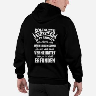 Optimized Soldaten Ehefrau Stolz Hoodie mit patriotischem Spruch - Seseable