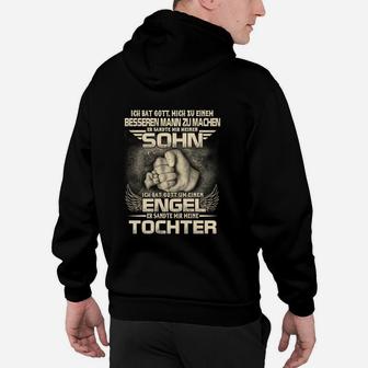 Personalisiertes Eltern-Kind-Hoodie, Engelsflügel & Spruch - Seseable