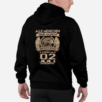 Personalisiertes Juli Geburtstags Hoodie, Besten Geboren Tee - Seseable