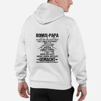 Bonus-Papa Wertschätzungs-Hoodie, Liebevolle Spruch Mode - Seseable