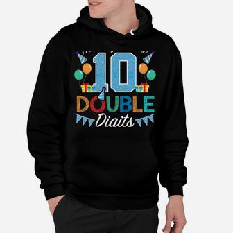 10 Year Old Gifts This Boy Is Now Double Digits Birthday Boy Hoodie | Crazezy UK