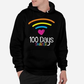 100 Days Smarter - Funny Distance Learning 100 Days Hoodie | Crazezy AU