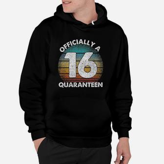 16Th Birthday Officially 16 Years Old Hoodie | Crazezy