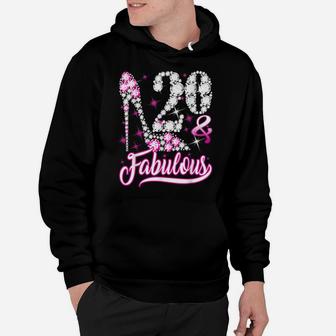 20 & Fabulous 20Th Birthday Gifts Funny Pink Diamond Shoes Hoodie | Crazezy AU