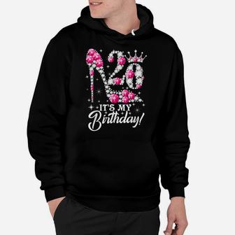 20 Years Old It's My 20Th Birthday Funny Pink Diamond Shoes Hoodie | Crazezy AU