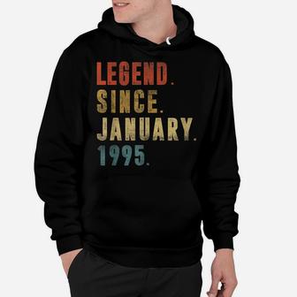27 Year Old Gifts Legend Since January 1995 27Th Birthday Hoodie | Crazezy