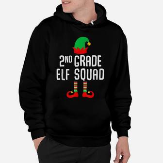 2Nd Grade Squad Elf Shirt Second Grade Matching Christmas Hoodie | Crazezy CA