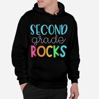 2Nd Teacher Team Shirts - Second Grade Rocks Hoodie | Crazezy CA