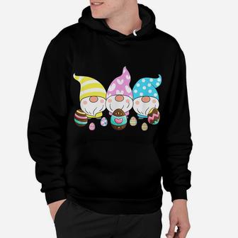 3 Easter Gnomes Pastel Spring Egg Hunt Hunting Candy Eggs Hoodie | Crazezy DE