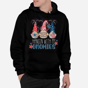 4Th Of July Gnomes Hangin' With My Gnomies Summer July 4Th Sweatshirt Hoodie | Crazezy CA