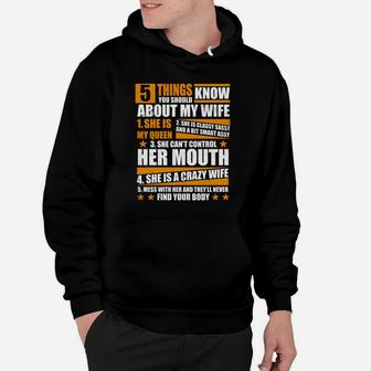 5 Things You Should Know About My Wife Hoodie - Thegiftio UK