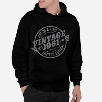 60 Year Old Car Lover Vintage Classic Car 1961 60Th Birthday Hoodie | Crazezy UK
