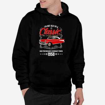 71St Birthday 1950 71 Years Old Hoodie | Crazezy CA