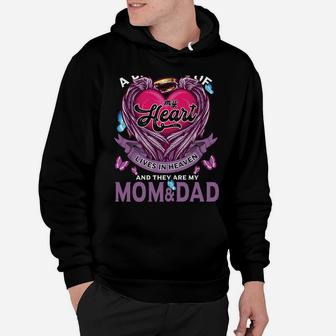 A Big Piece Of My Heart Lives In Heaven They Are Mom & Dad Hoodie | Crazezy