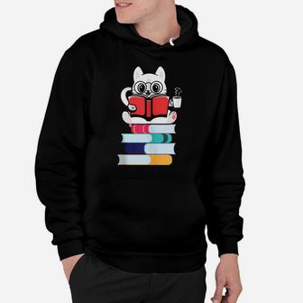 A Good Day Starts With Coffee And Cat Lover Cute Design Hoodie | Crazezy