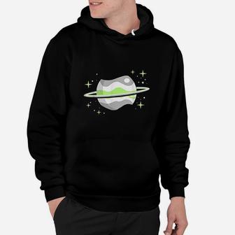 Agender Outer Space Planet Nonbinary Pride Hoodie | Crazezy DE