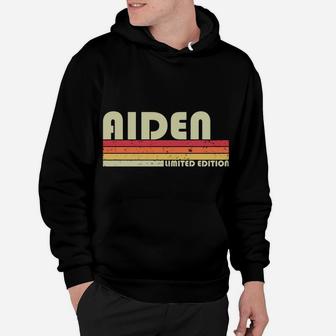 Aiden Gift Name Personalized Funny Retro Vintage Birthday Hoodie | Crazezy CA