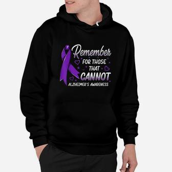 Alzheimers Awareness Purple Ribbon Supporter Hoodie - Thegiftio