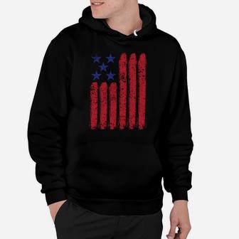 American Flag 4Th Of July Patriotic Distressed Usa Flag Hoodie | Crazezy DE