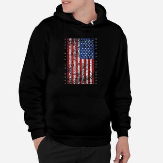American Flag Land Of The Free Home Of The Brave Hoodie | Crazezy