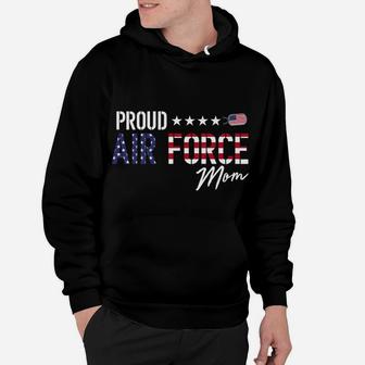 American Flag Proud Air Force Mom Hoodie | Crazezy UK