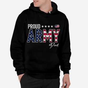 American Flag Proud Army Dad Hoodie | Crazezy