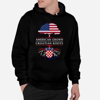 American Grown With Croatian Roots - Croatia Hoodie | Crazezy AU