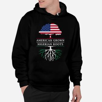 American Grown With Nigerian Roots - Nigeria Hoodie | Crazezy