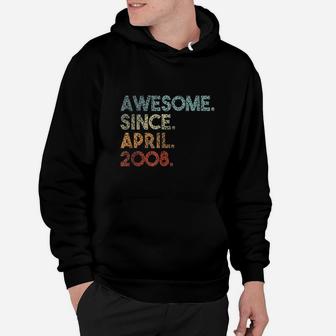 April 2008 Official Teenager 13Th Birthday 13 Years Old Hoodie | Crazezy DE