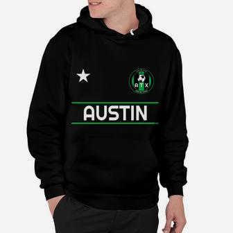 Austin Soccer Team Jersey - Mini Atx Badge Hoodie | Crazezy