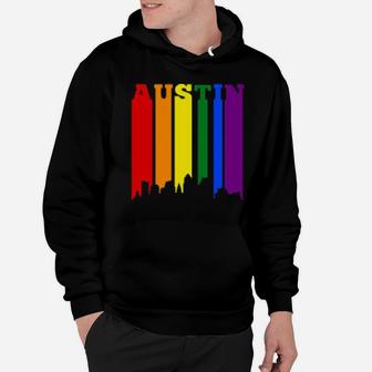 Austin Texas Lgbtq Gay Lesbian Pride Hoodie - Monsterry