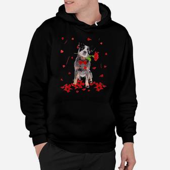 Australian Cattle Dog Valentine's Day Sweater Hoodie - Monsterry DE