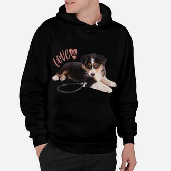 Australian Shepherd Shirt Aussie Mom Dad Love Dog Pet Tee Sweatshirt Hoodie | Crazezy