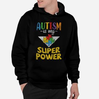 Autism Awareness - Is My Superpower Autistic Kids Awareness Hoodie | Crazezy DE