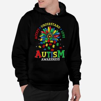 Autism Awareness Shirts Accept Understand Love Autism Mom Hoodie | Crazezy CA