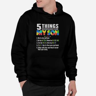 Awareness Support Son Kids For Mom Dad Hoodie | Crazezy