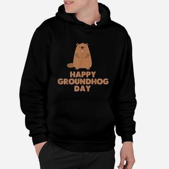Awesome And Funny Happy Groundhog Day Hoodie - Thegiftio