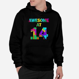 Awesome At 14 Hoodie | Crazezy