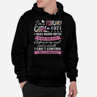 Awesome Since 1971 50Th Birthday I'm A February Girl 1971 Hoodie | Crazezy UK