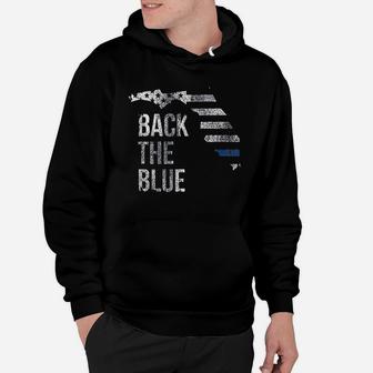 Back The Blue Hoodie | Crazezy